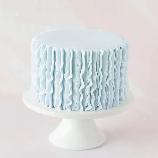 Bolo Ruffle azul